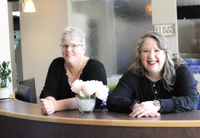 the front office staff at Capitol Lake Dentistry