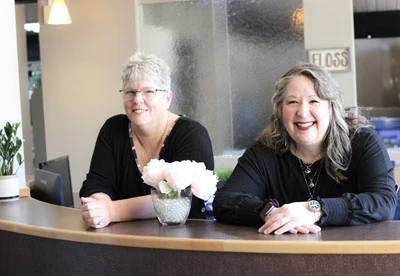 the front office staff at Capitol Lake Dentistry