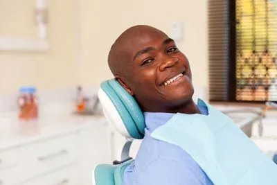 man smiling during his visit to Capitol Lake Dentistry in Olympia, WA